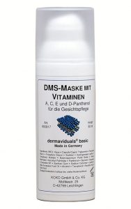 DMS-Maske 3 mal in der Woche abends auftragen, oder bei sehr trocker Haut z.B. als Abendpflege.