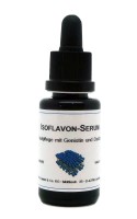 Isoflavon-Serum wird lokal wie eine Ampulle oder als Isoflavon-Creme aufgetragen.