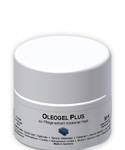 Oleogel plus im Tiegel für sehr trockene Haut, zieht gut in die Haut ein.