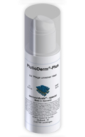 PlutioDerm®-plus von dermaviduals® wird nach der Hautreinigung aufgetragen.