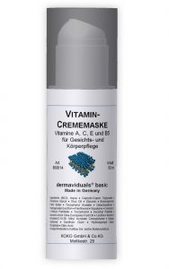 Die Vitamin-Crememaske von Dermaviduals® kann auch als Intensivpflege angewendet werden.