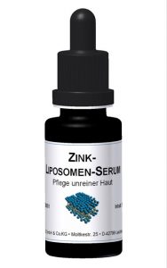 Zink-Liposomen-Serum zur Vorbeugung unreiner Haut.